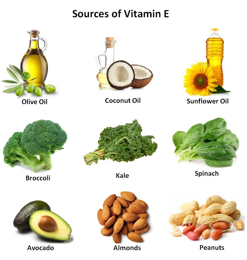 Sources of Vitamin E